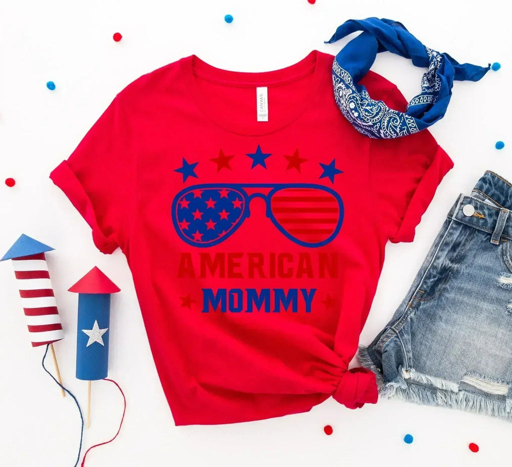 American Mommy T-shirt – Premium Ring-Spun Cotton Tee for Mothers