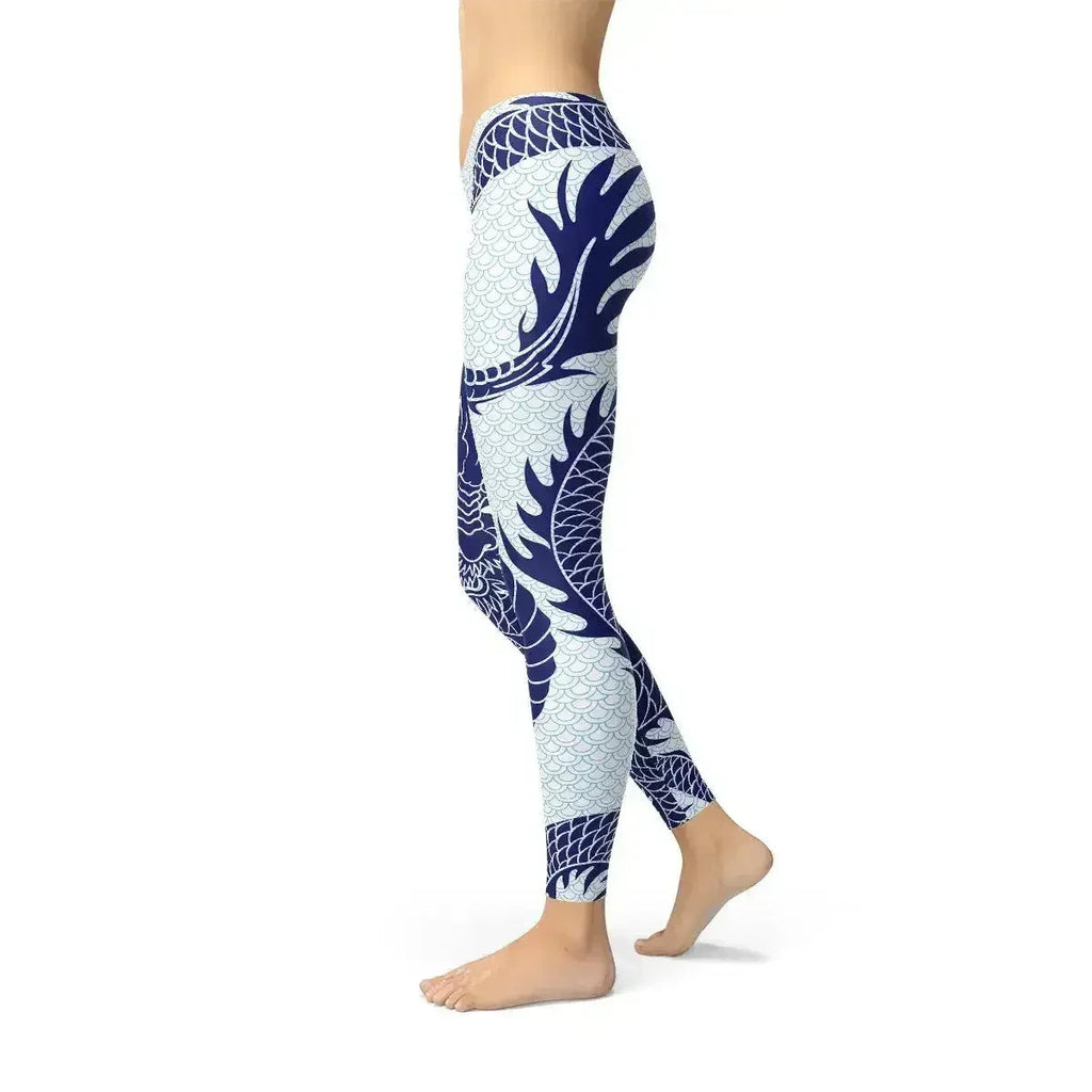 Womens Japanese Dragon Leggings