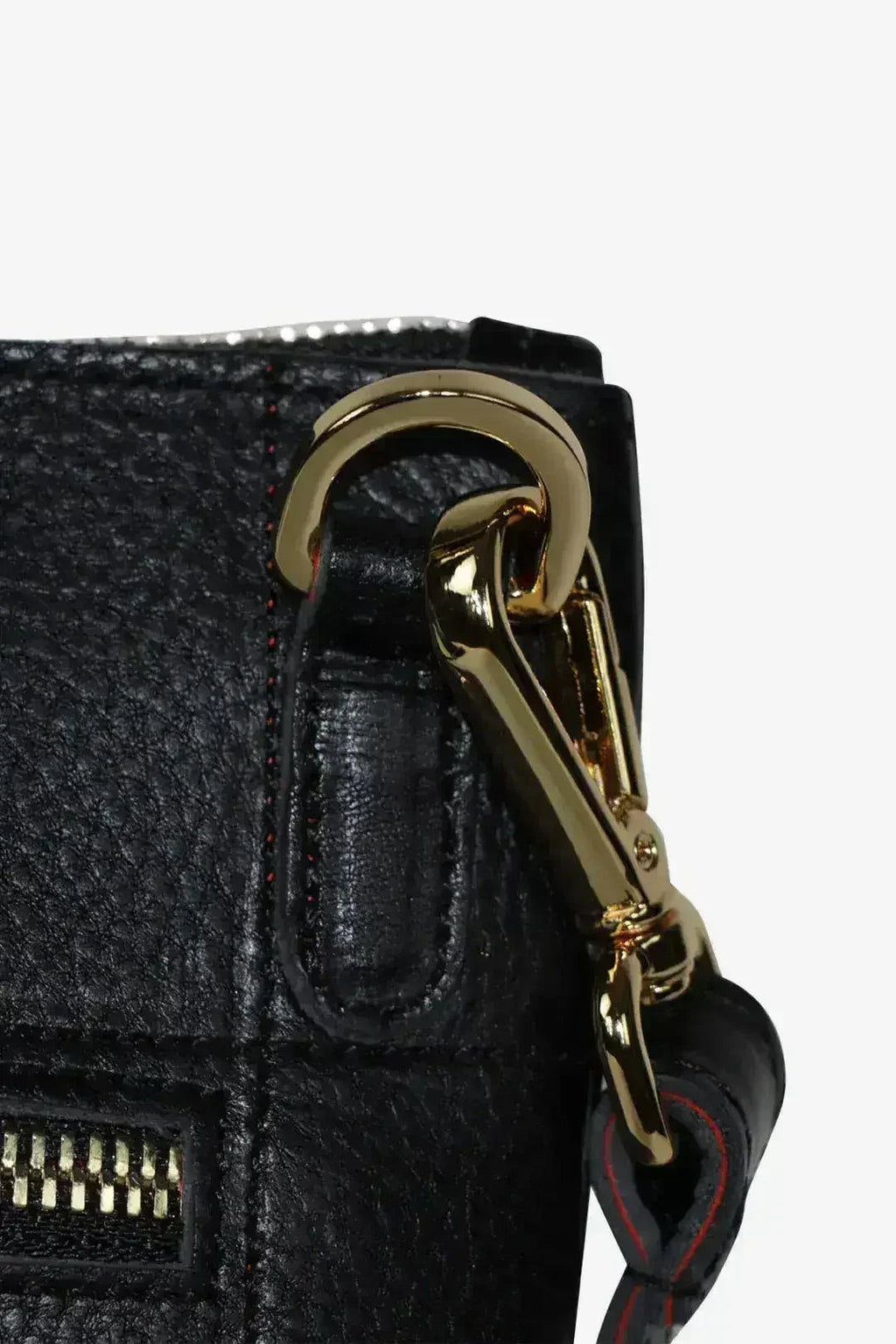 Leather Shiny Bag Black