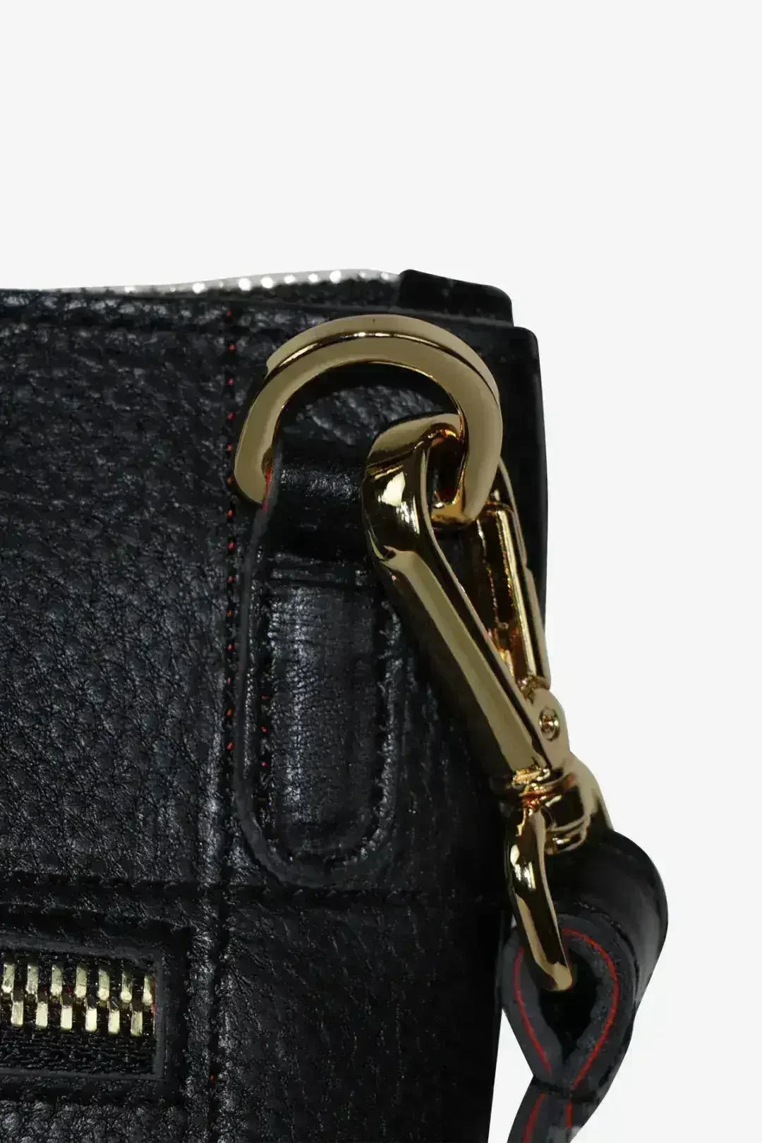 Leather Shiny Bag Black