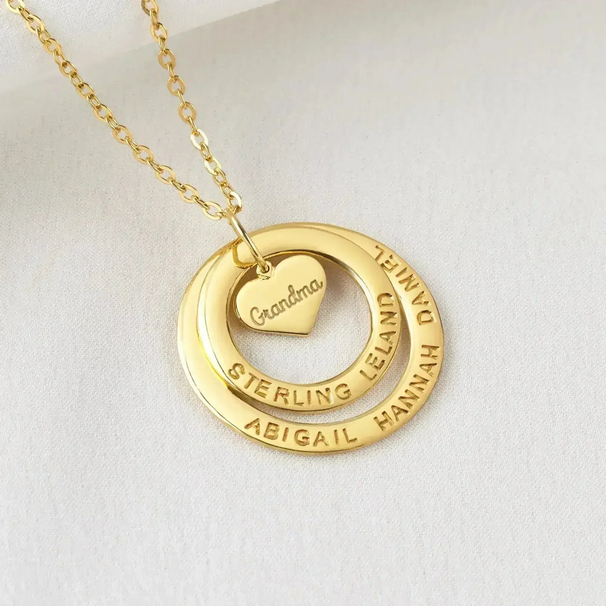 Grandma Jewelry, Grandmother Necklace with Names, Custom Grandma Gift