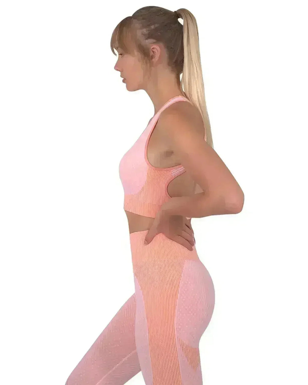 Trois Seamless Sports Bra - Pink