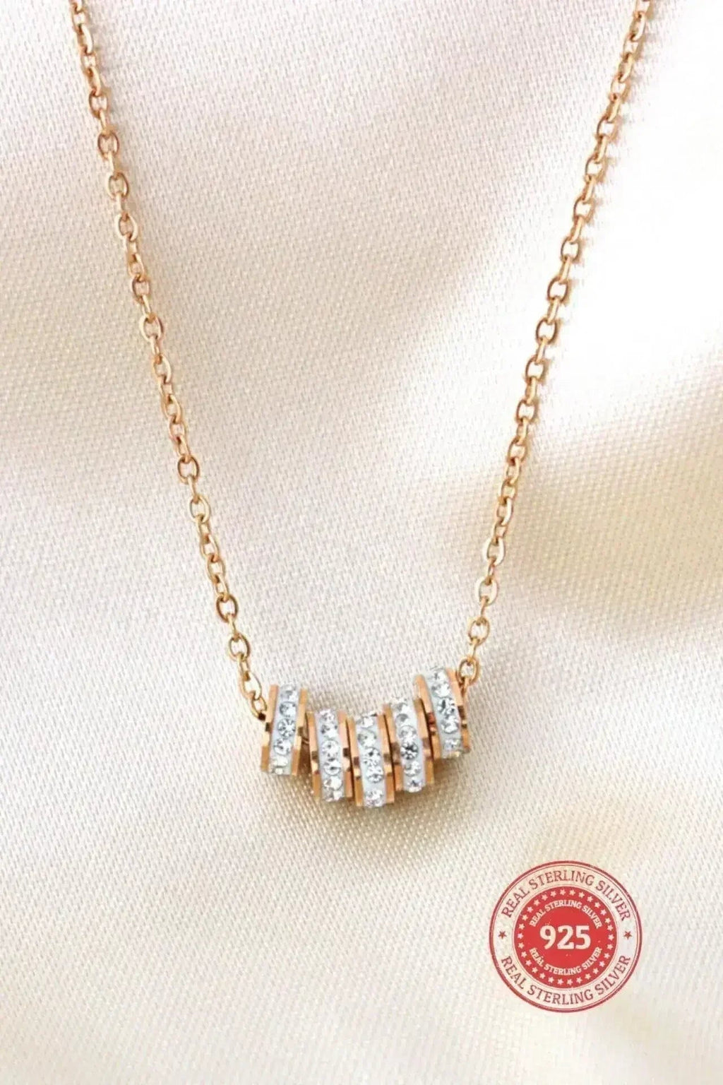 Sunflower Huggie Earrings - 18K Rose Gold & CZ | Femstylo