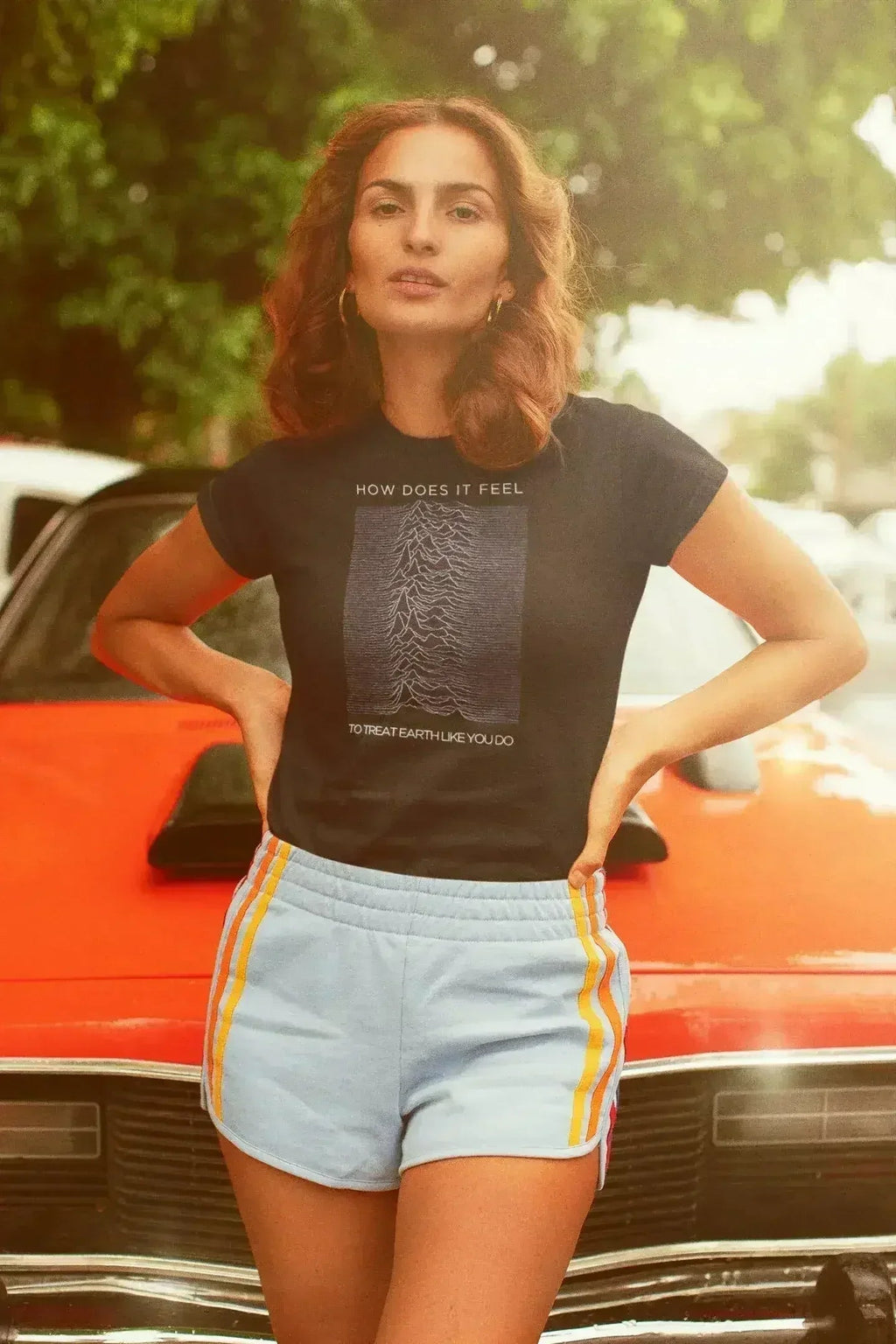 How Does it Feel to Treat Earth Like You Do Joy Division Crop Top