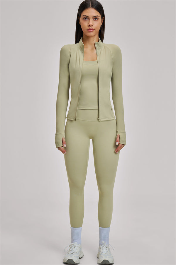The Swoon Jacket Tank Top Leggings 3-Piece Set