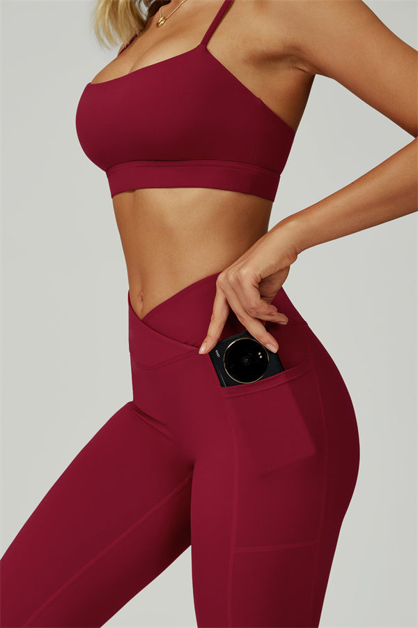 The Flourish Sports Bra Flared Leggings 2-Piece Set