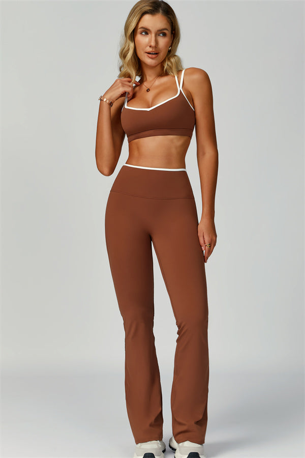 The Quest Sports Bra Flared Leggings 2-Piece Set