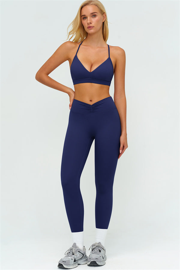 The Lushness Y-Back Sports Bra Leggings 2-Piece Set