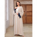 Desert Mirage Cardigan Set | Modest Muslim Luxury Batwing Sleeve Abaya (MOA182)