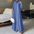 Designer Casual Abaya With Lace Detailing (MA146)