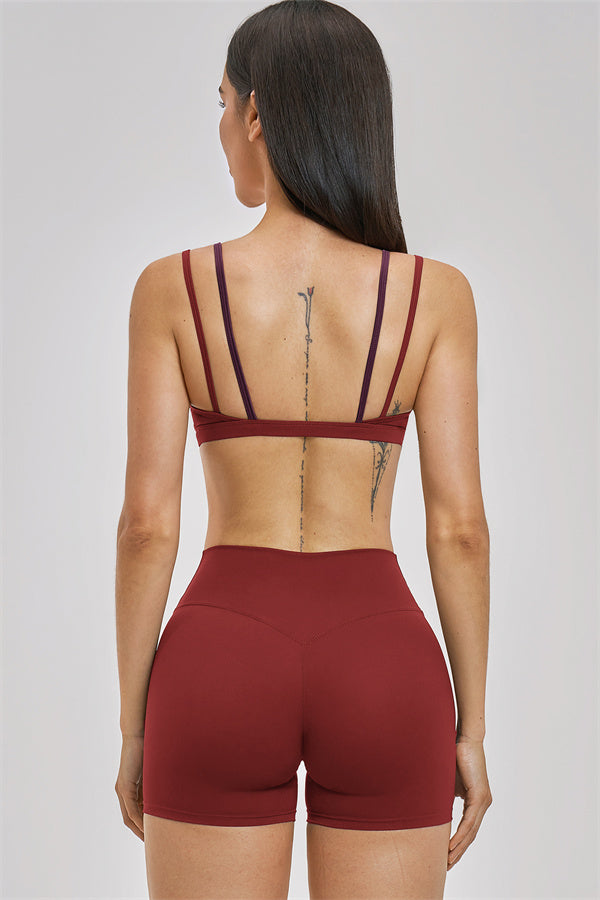 The Seraphine Layered V Sports Bra