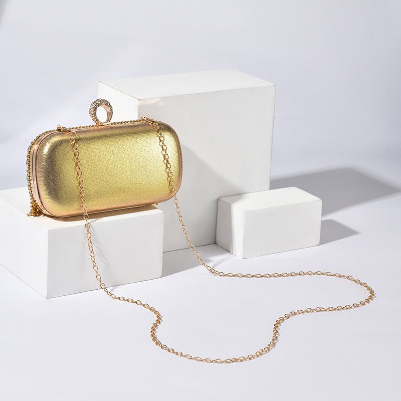 Diamond-Studded Party Clutch Versatile Layered Crystal Evening Bag (MAC283)