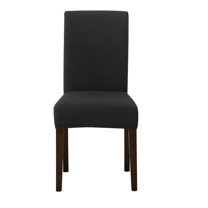 Dining Room Chair Cover Spandex Elastic Stretch Slipcover For Chairs Kitchen Hotel Banquet Sure Fit Home Décor Stretch Short Dining Room Chair One Piece Slipcover Form Fit Polyester/Spandex Machine Washable