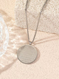 Double-Sided Titanium Steel Necklace(MAC224)(WITH GIFT BOX)