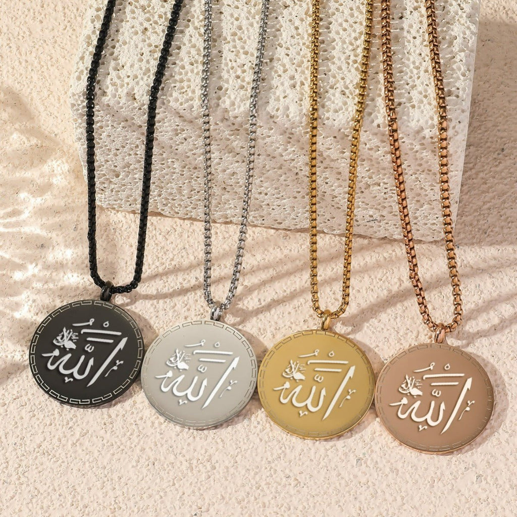 Double-Sided Titanium Steel Necklace(MAC224)(WITH GIFT BOX)