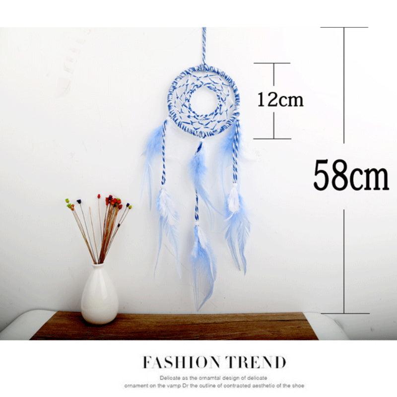 Dream Catcher Led Handmade Dream-catcher Traditional Feather Hanging Home Wall Decoration  Night Dream Catchers  Decor Ornament Wall Hanging Wind Chimes For Home Room Decoration