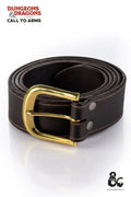Dungeons & Dragons Leather Belt Brown | Femstylo
