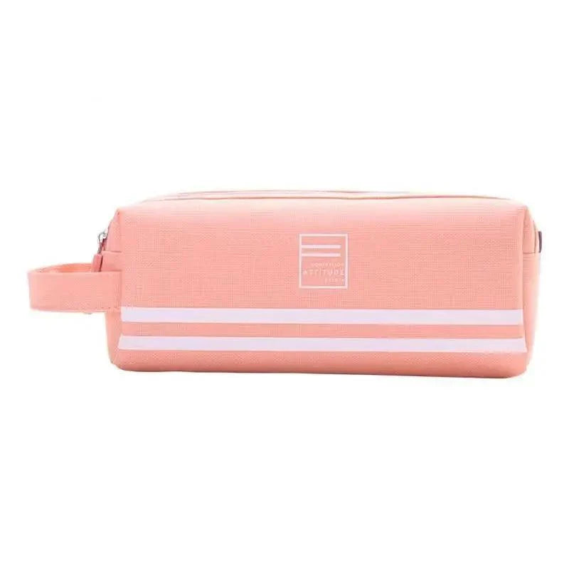 Durable Simple Large Capacity School Stationery Double Layer Case  Students Unique Design High Quality Office Handbag Pencil Case