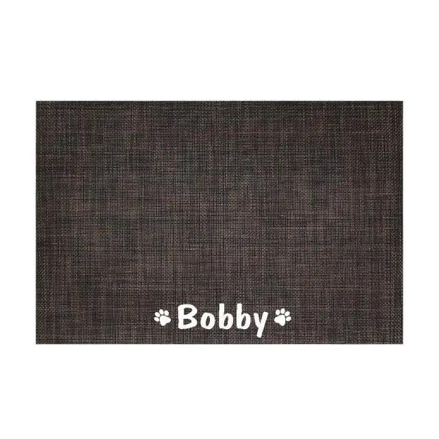 Durable Waterproof Pet Feeding Mat Water Cushion Non- Slip Personalized Pet Mat For Dog Cat Bowl Drinking Feeding Mat