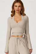 The Sprint Long Sleeve Crop Top