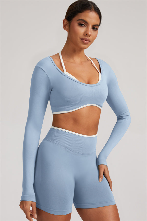 The Elevate Long Sleeve Crop top