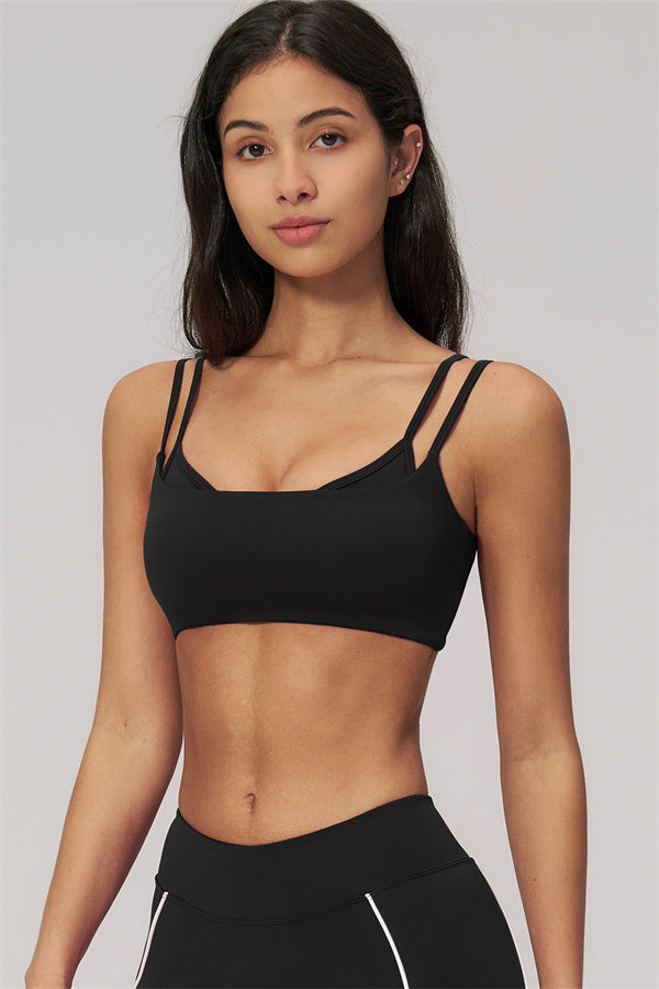 The Clarity Dual Strap Sports Bra Shorts 2-Piece Set