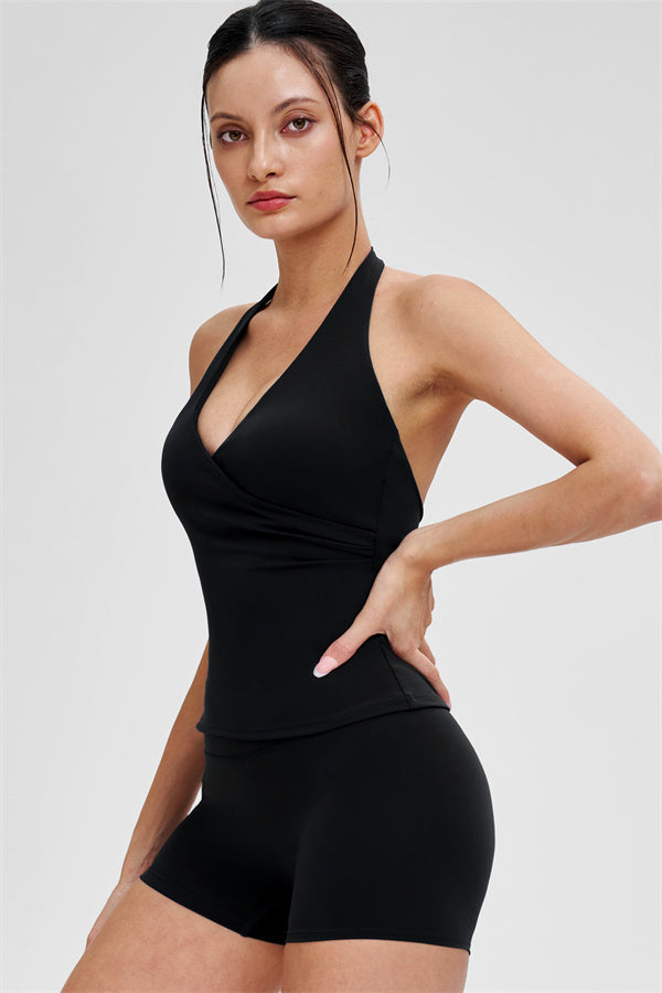 The Stride Crop Top Isabella Shorts 2-Piece Set