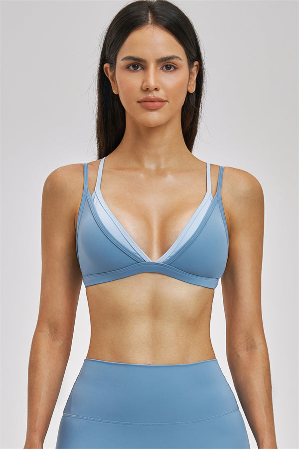 The Seraphine Layered V Sports Bra