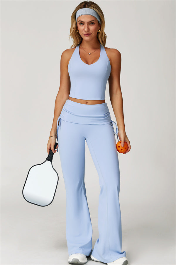 The Echo Tank Top Flared Leggings 2-Piece Set
