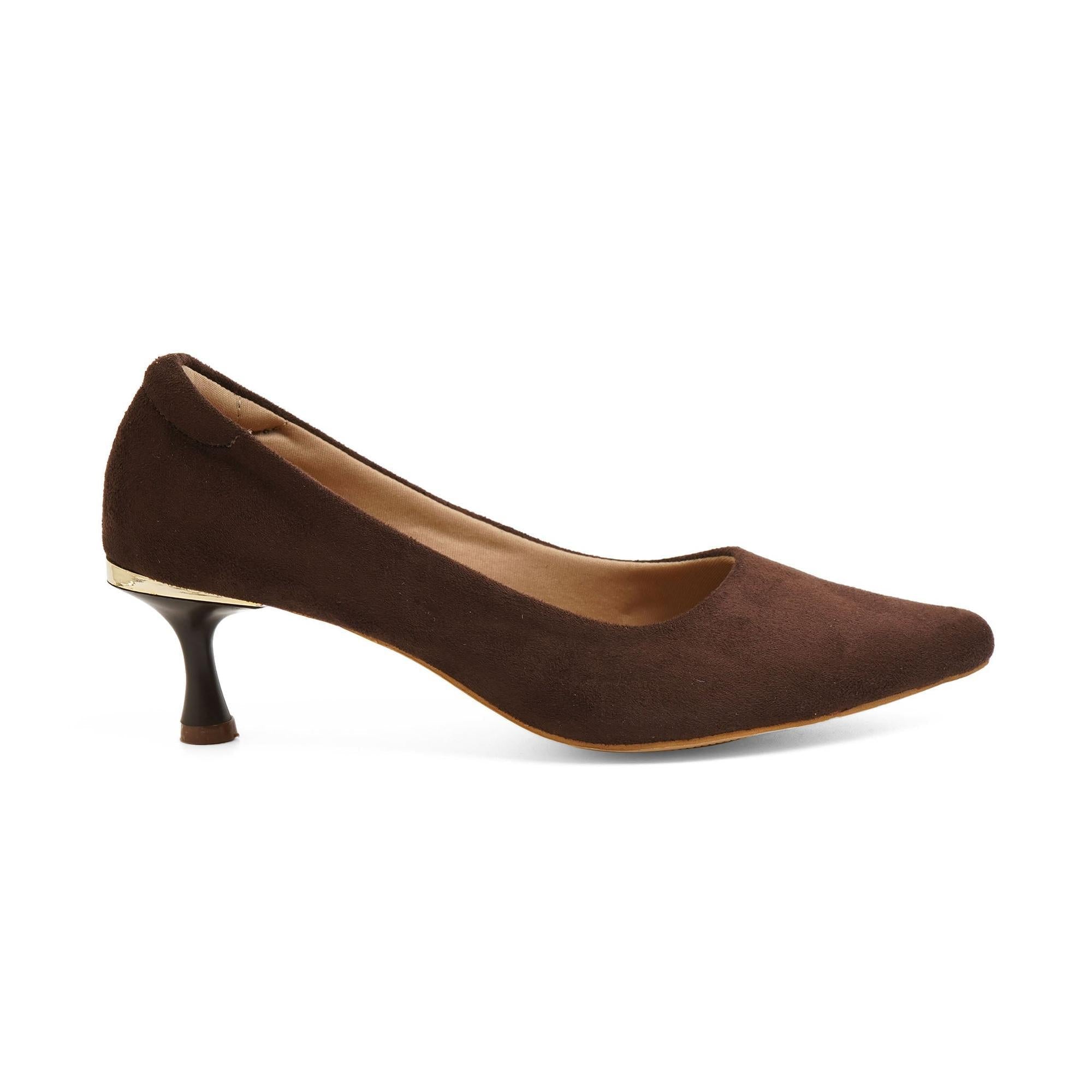 Truffle - Suede Pumps