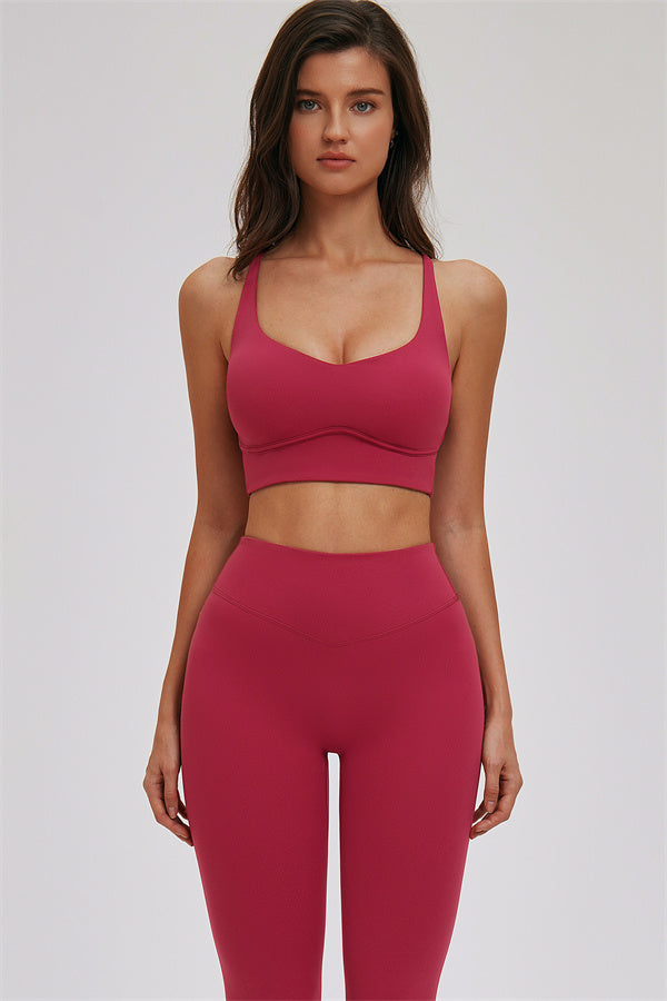 The Kinetic Cross Back Sports Bra Leggings 2-Piece Set
