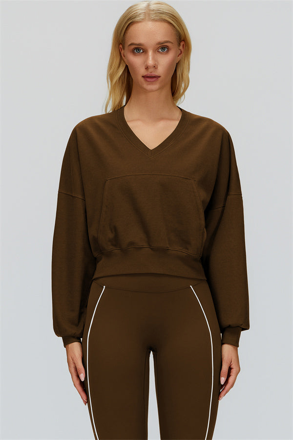 The Whisper V-Neck Hoodie