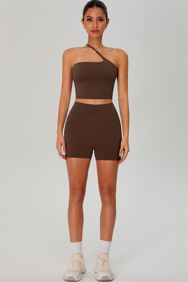 The Jewel One-Shoulder Crop Top