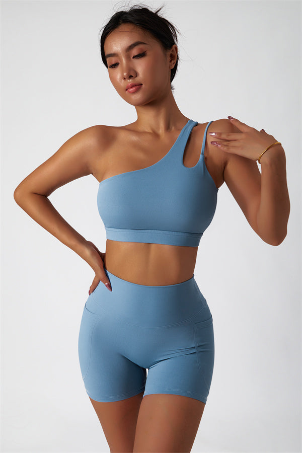 The Blissful Rose Sports Bra Shorts 2-Piece Set