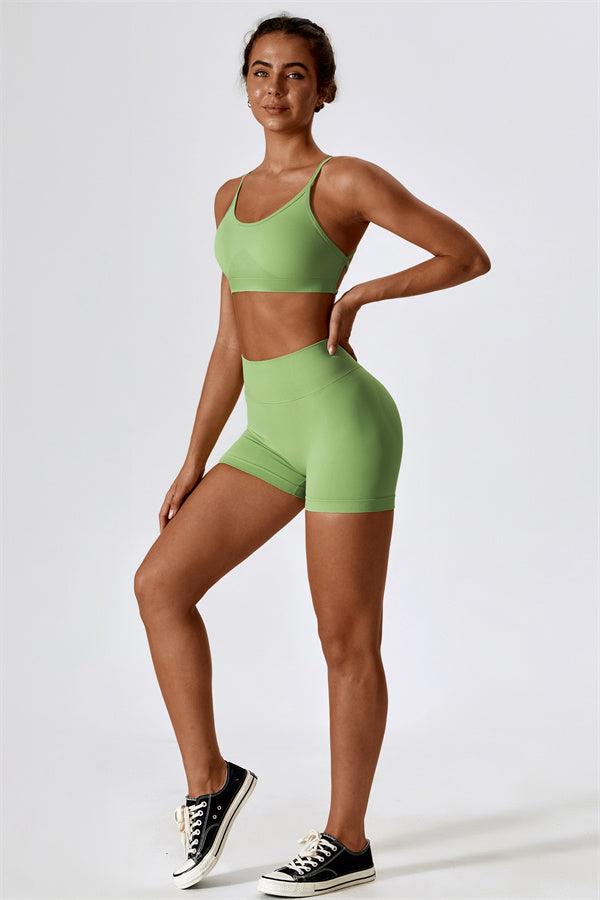 Nova Luxe Sports Bra Shorts 2-Piece Set