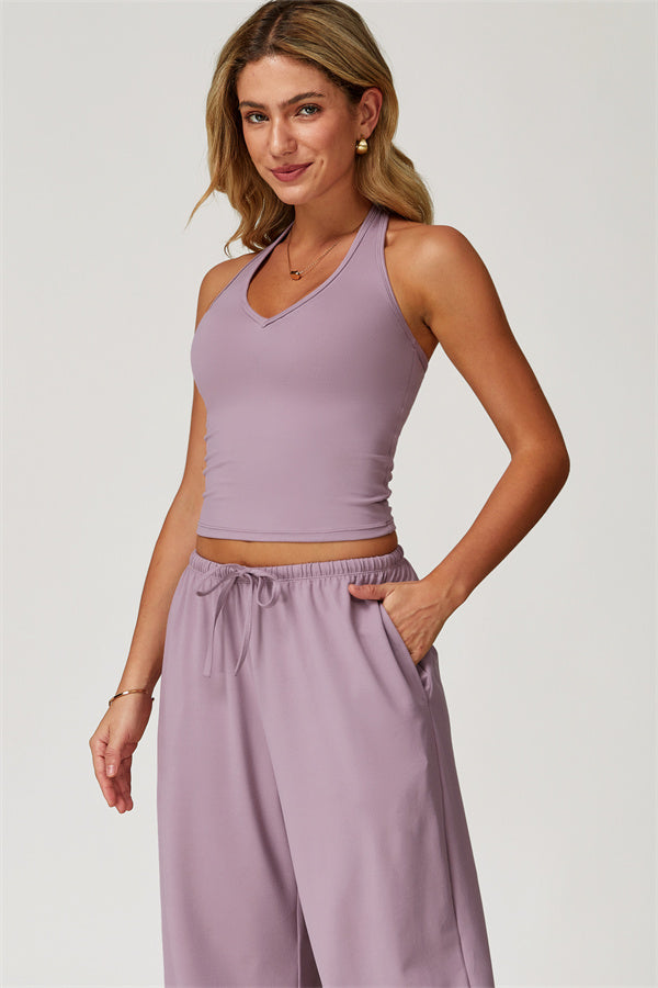 The Sprint Halter Tank Top