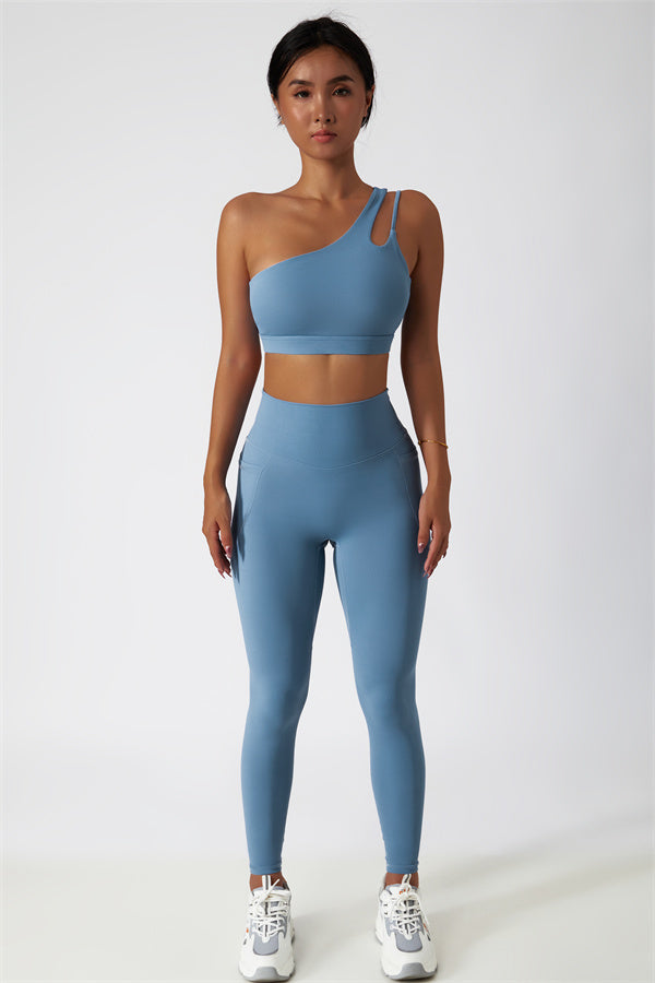 The Blissful Rose Sports Bra Leggings 2-Piece Set