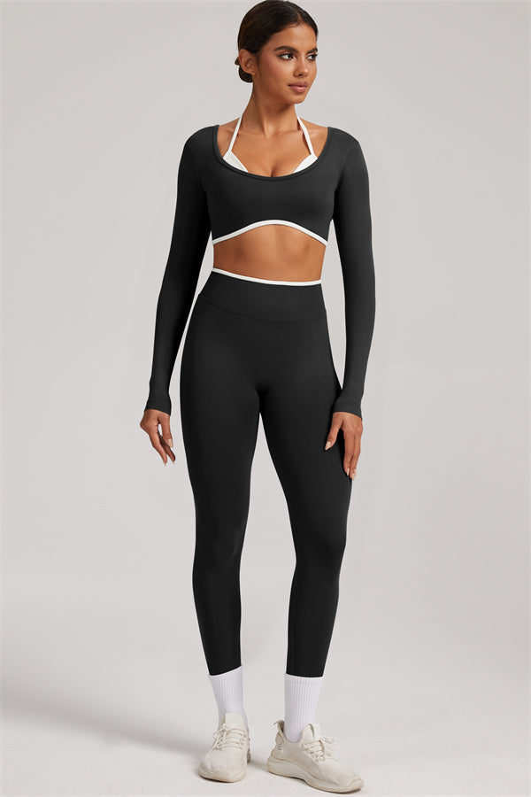The Elevate New Long Sleeve Crop top