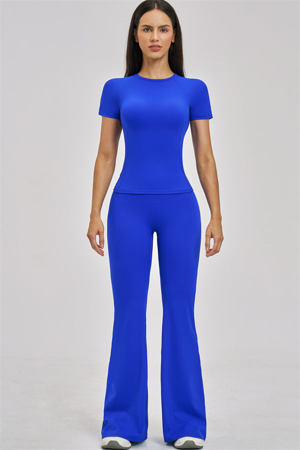 The Zenith T-shirt Flared Leggings 2-Piece Set