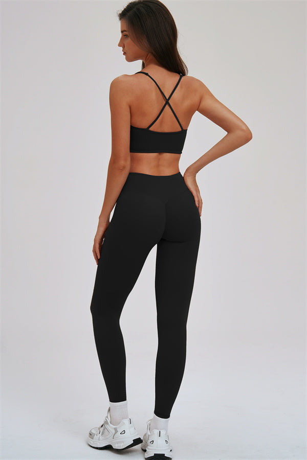 The Kinetic Cross Back Sports Bra
