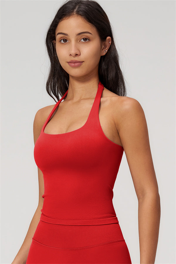 The Empower Halter Crop Top Leggings 2-Piece Set