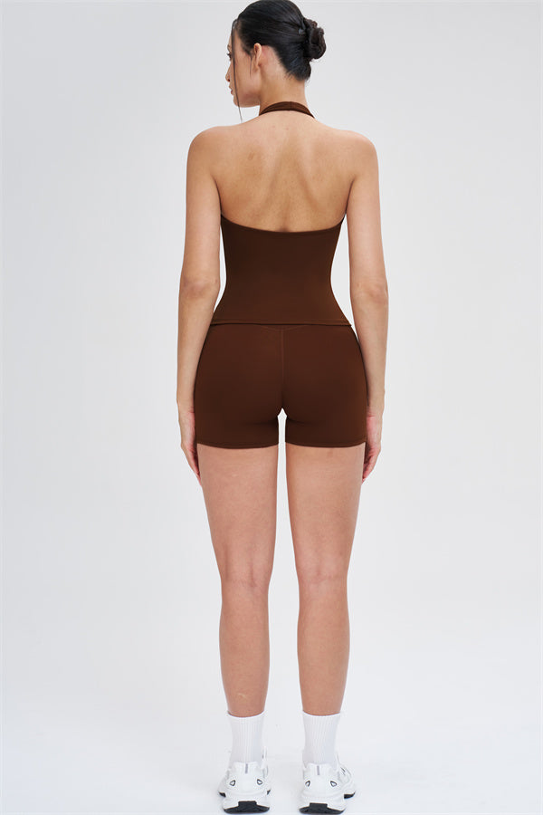The Stride Crop Top Isabella Shorts 2-Piece Set