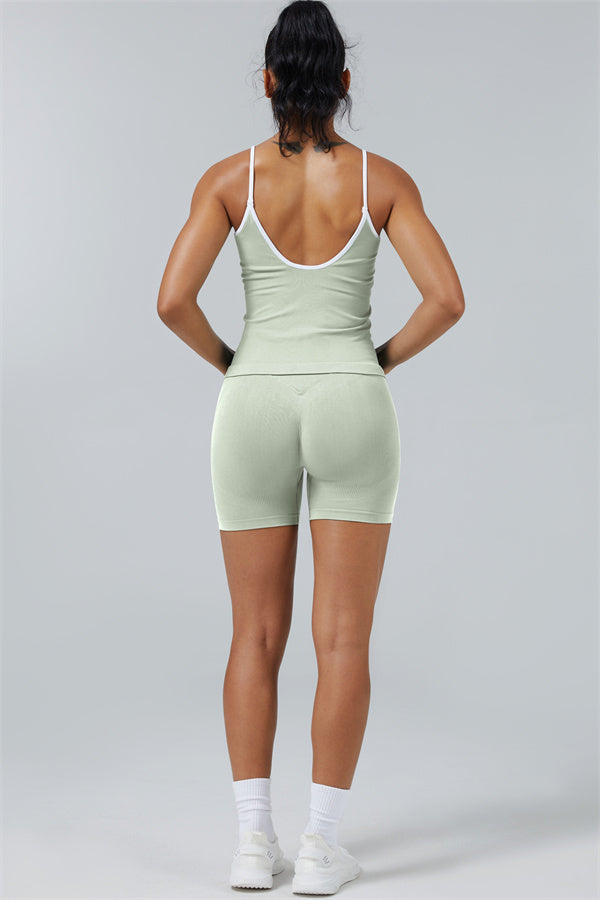 The Elevate New Crop Top Shorts 2-Piece Set