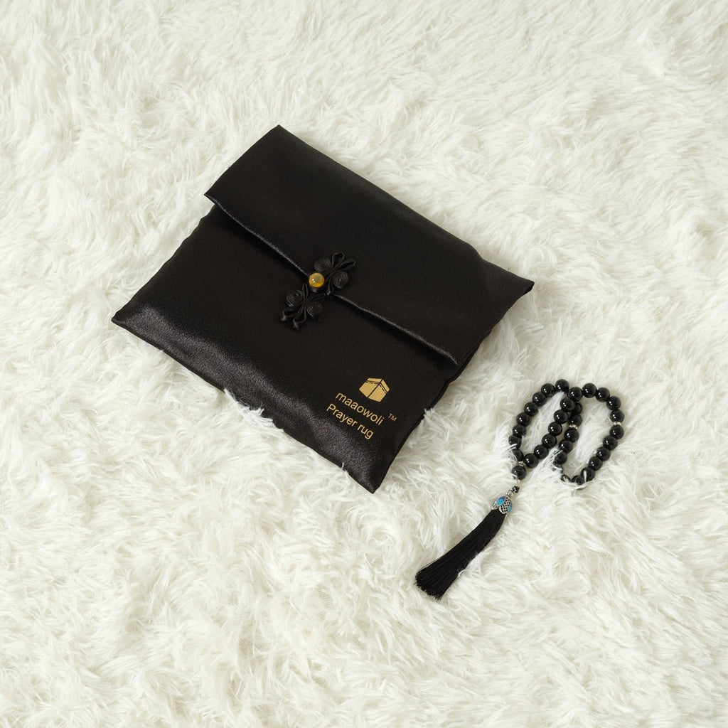 Eco-Friendly elegant Prayer Mat & Tasbeeh sets(MR066)