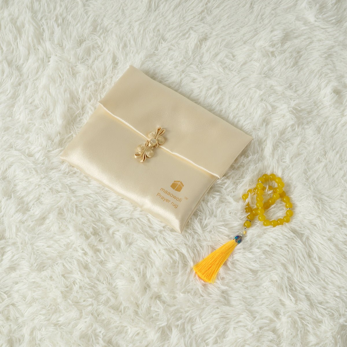 Eco-Friendly elegant Prayer Mat & Tasbeeh sets(MR066)