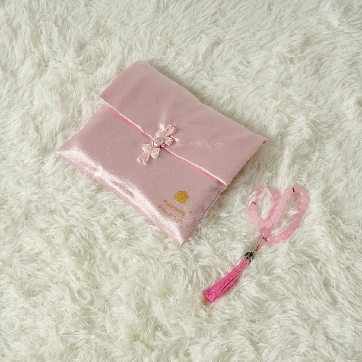 Eco-Friendly elegant Prayer Mat & Tasbeeh sets(MR066)