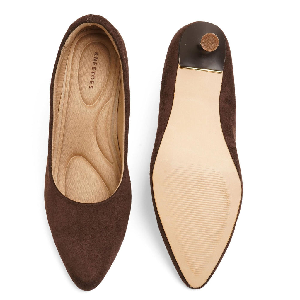 Truffle - Suede Pumps
