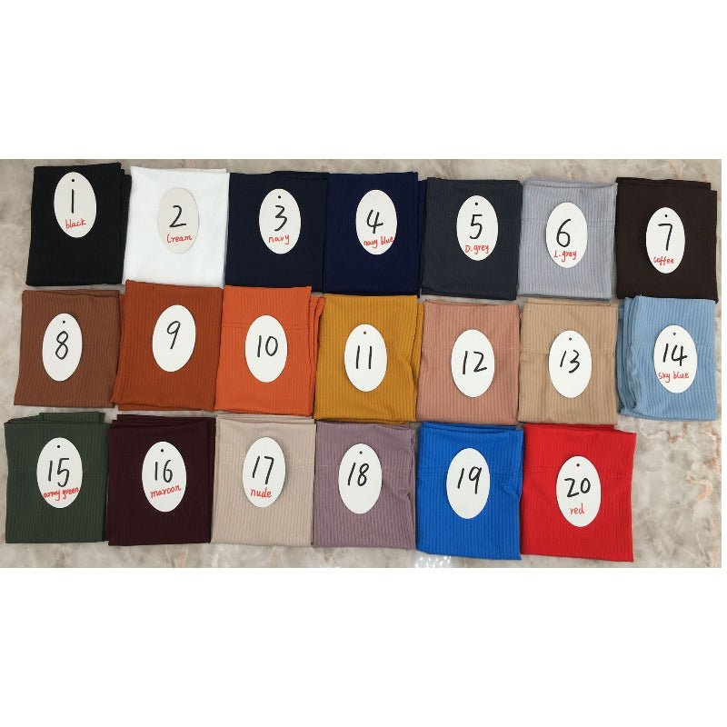 Elastic Ribbed Versatile Underscarf‌ (MH192)