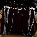 Elegance‌ Crystal Teardrop Hair Jewelry Forehead Accent (MAC335)