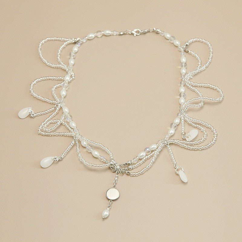 Elegance‌ Crystal Teardrop Hair Jewelry Forehead Accent (MAC335)